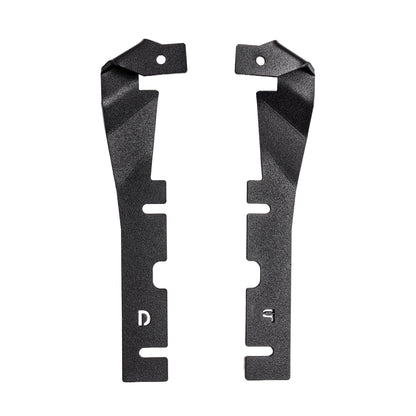 GO RHINO 732335T Go Rhino! Go Rhino - 732335T - Hood Mount Light Brackets - FITS 3X