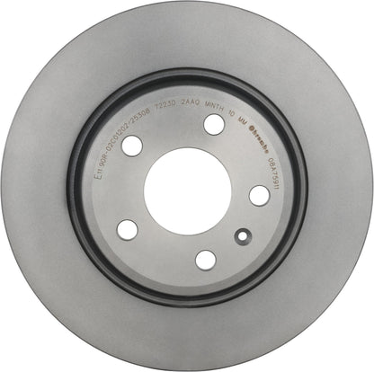 BREMBO 08A75911C02 Brembo 08.A759.11 UV Coated solid Rear Brake Rotor AUDI/AUDI (FAW)/VW (SVW) OE# 8K0615601B