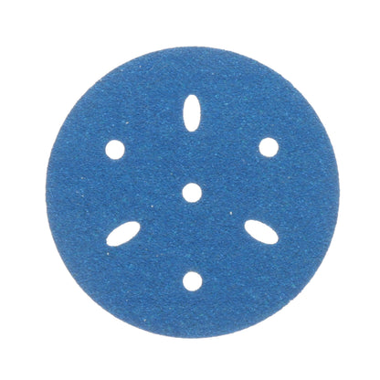 3M 36142 3M Hookit Blue Abrasive Disc, 321U, 36142, 3 in, 80+ Grade, Multi-Hole