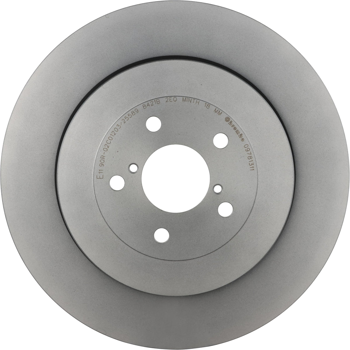 BREMBO 09781311C02 Brembo 09.7813.11 UV Coated Pillar Vented Rear Brake Rotor SUBARU OE# 26700FE000