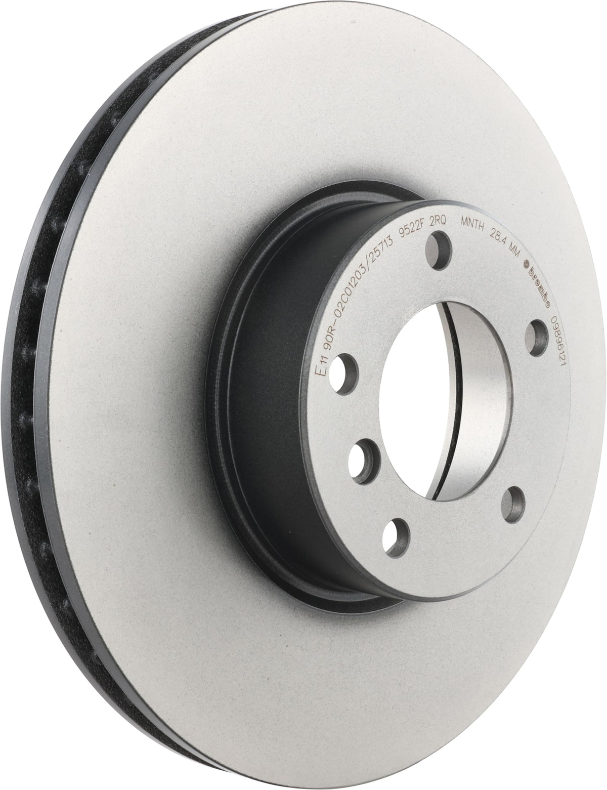 BREMBO 09896121C02 Brembo 09.8961.21 UV Coated vented Front Brake Rotor BMW OE# 34116767059