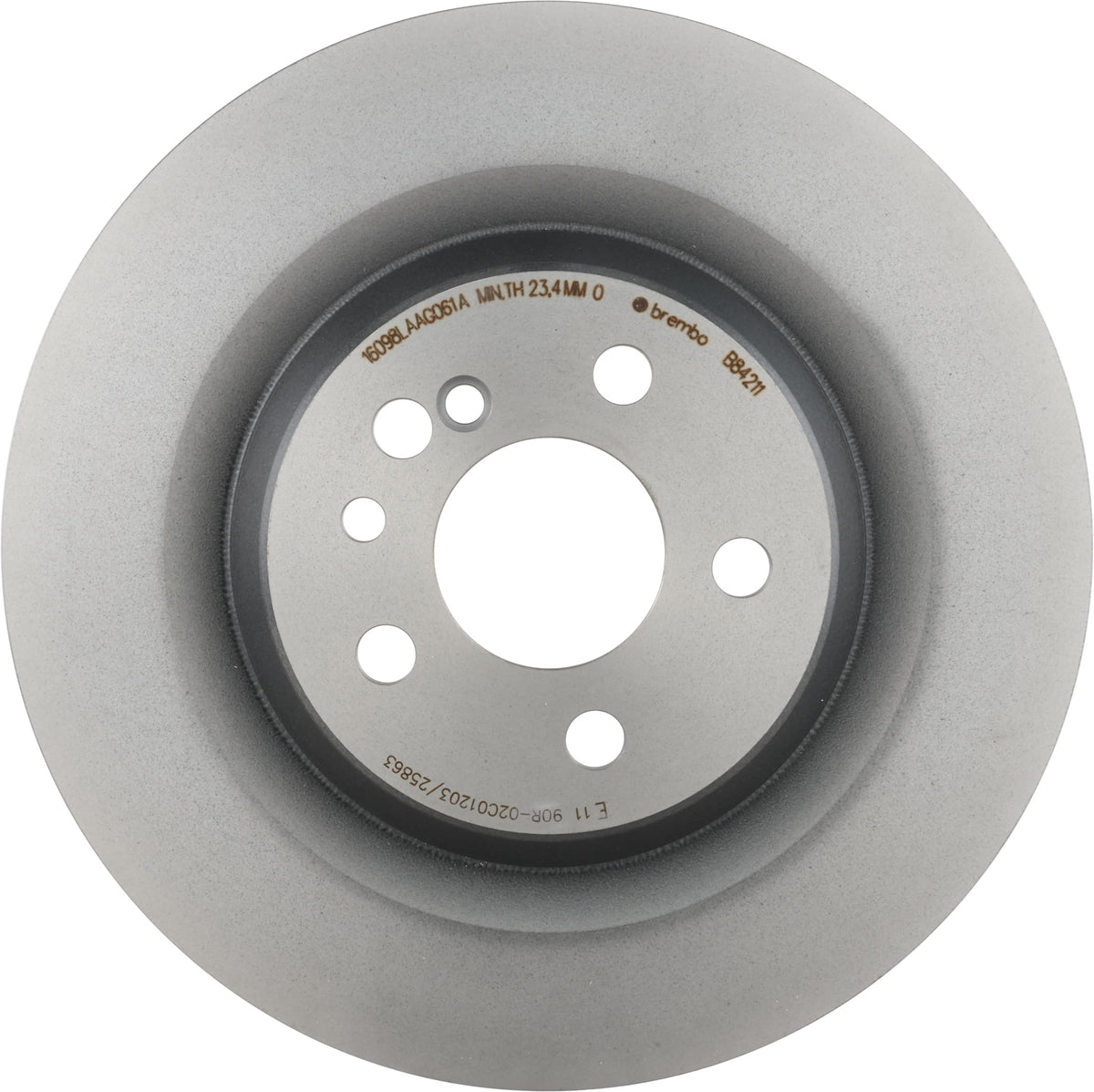 BREMBO 09B84211C02 Brembo 09.B842.11 UV Coated vented Rear Brake Rotor MERCEDES-BENZ OE# A2204230512