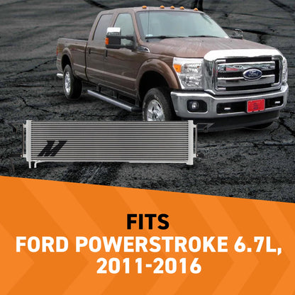 MISHIMOTO MMTC-F2D-11SL Mishimoto MMTC-F2D-11SL Transmission Cooler for Ford Powerstroke 6.7L 2011+