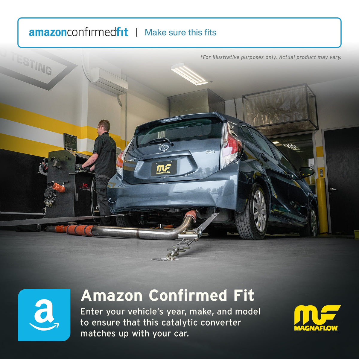 MagnaFlow Exhaust Products 49630 MagnaFlow Direct-Fit Catalytic Converter 49630 (Federal/EPA Compliant)