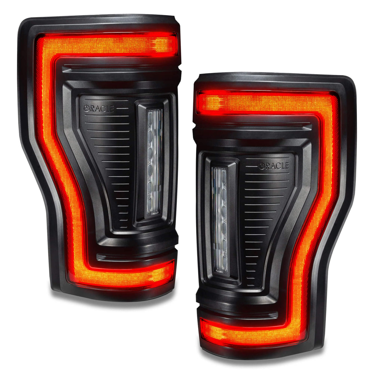 Oracle 5896-504-T Oracle Lighting - Black Series Flush Mount LED Tail Lights for 2017-2022 Ford F-250/350 Superduty - Tinted Lens