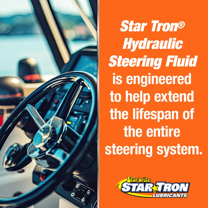 STAR BRITE 18532 STAR BRITE Hydraulic Steering Fluid, Synthetic Blend, ISO 15, Marine-Grade