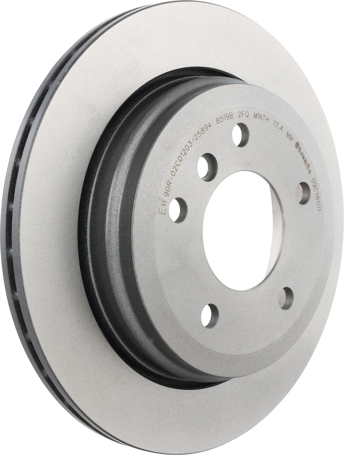 BREMBO 09C18011C02 Brembo 09.C180.11 UV Coated vented Rear Brake Rotor BMW OE# 34211166165
