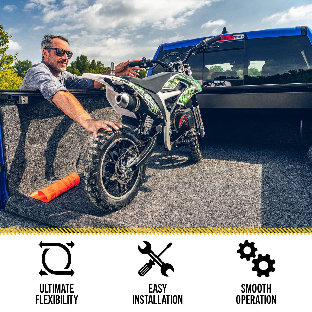 Retrax 30482 RealTruck Retrax Retrax IX Retractable Truck Bed Tonneau Cover – 30482 – Fits 2019 - 2025 Chevy/GMC Silverado/Sierra 6' 7" Bed (79.4")