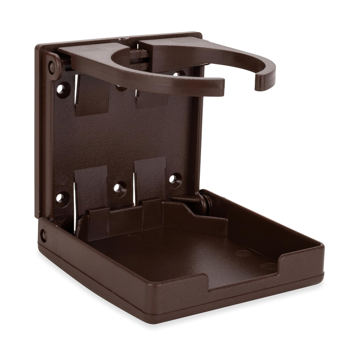 CAMCO 44043 Camco Camper/RV Drink Holder - Features Adjustable Space-Saving Design & Holds Almost Any Size Mug, Cup, Bottle or Can - Extra Cup Holder for Cars, Trucks, RVs, Vans, Boats, and More - Brown (44043)