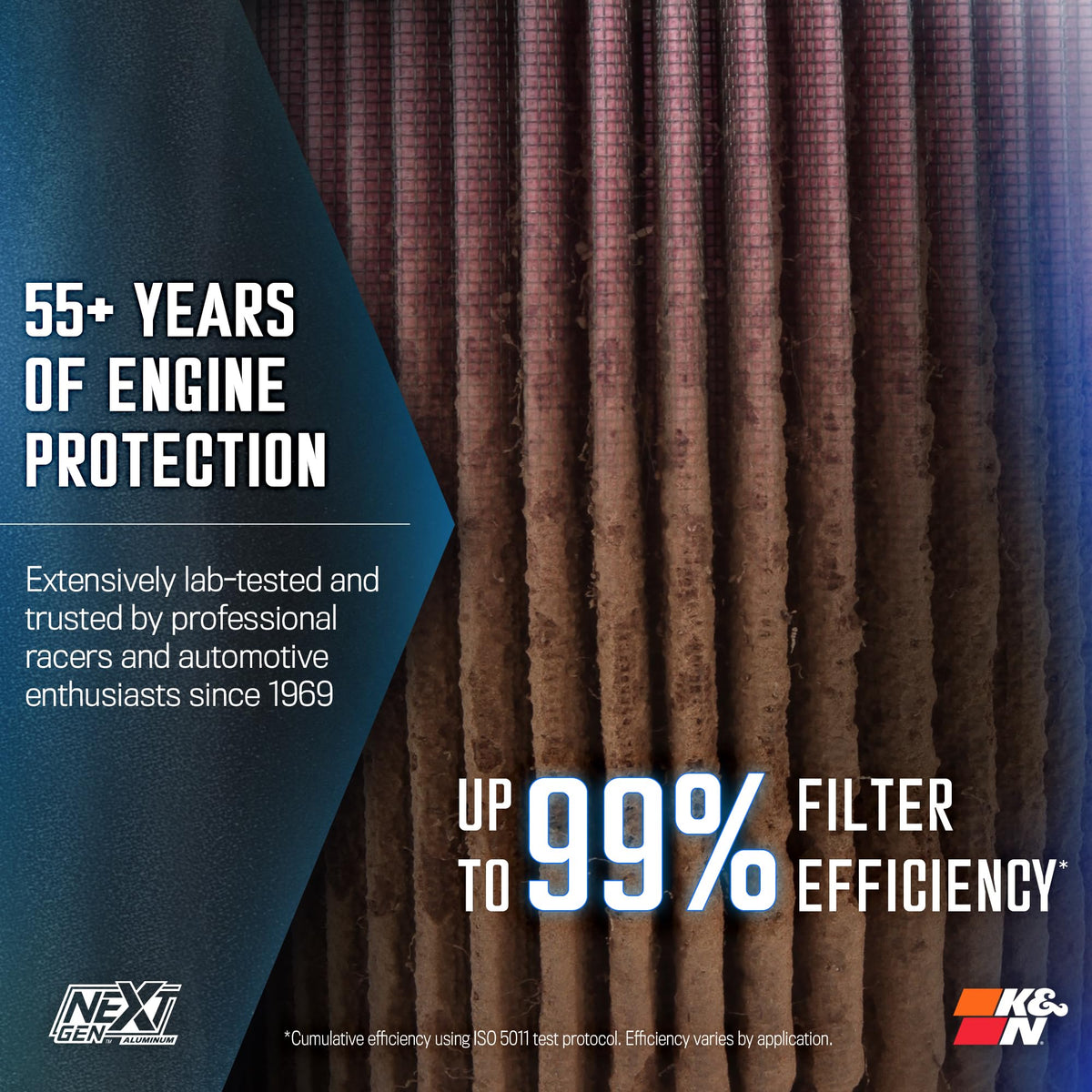 K&N FILTER 70-2591 K&N NextGen Aluminum Cold Air Intake System: High-Flow Cotton Filter: Compatible with 2015-2025 FORD F150; 70-2591