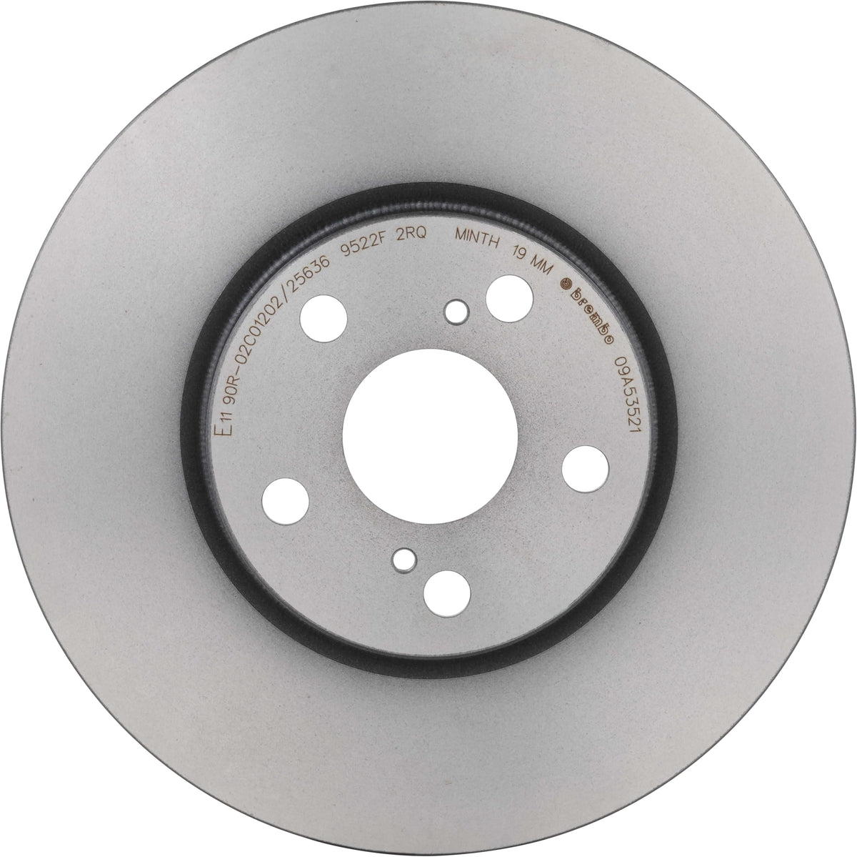 BREMBO 09A53521C02 Brembo 09.A535.21 UV Coated vented Front Brake Rotor SUBARU/TOYOTA OE# 4351212710