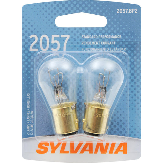 SYLVANIA 2057.BP2 SYLVANIA 2057 Basic Miniature Bulb, (Contains 2 Bulbs)