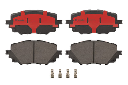 BREMBO P49054N Brembo P49054N Premium Ceramic Front Disc Brake Pad Set MAZDA OE# N2Y33328ZA