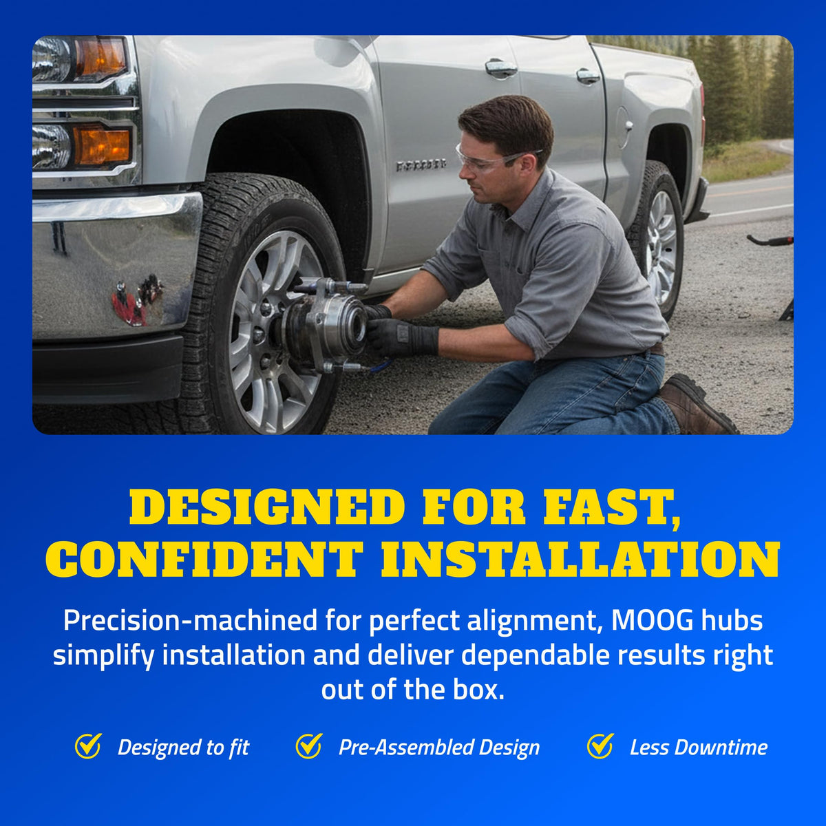 MOOG 513272 MOOG 513272 Wheel Bearing and Hub Assembly for Jeep Wrangler