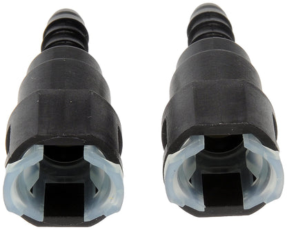 DORMAN 800-085 Dorman 800-085 Fuel Line Quick Connector That Adapts 3/8 In. Steel To 5/16 In. Nylon Tubing, 2 Pack Universal Fit