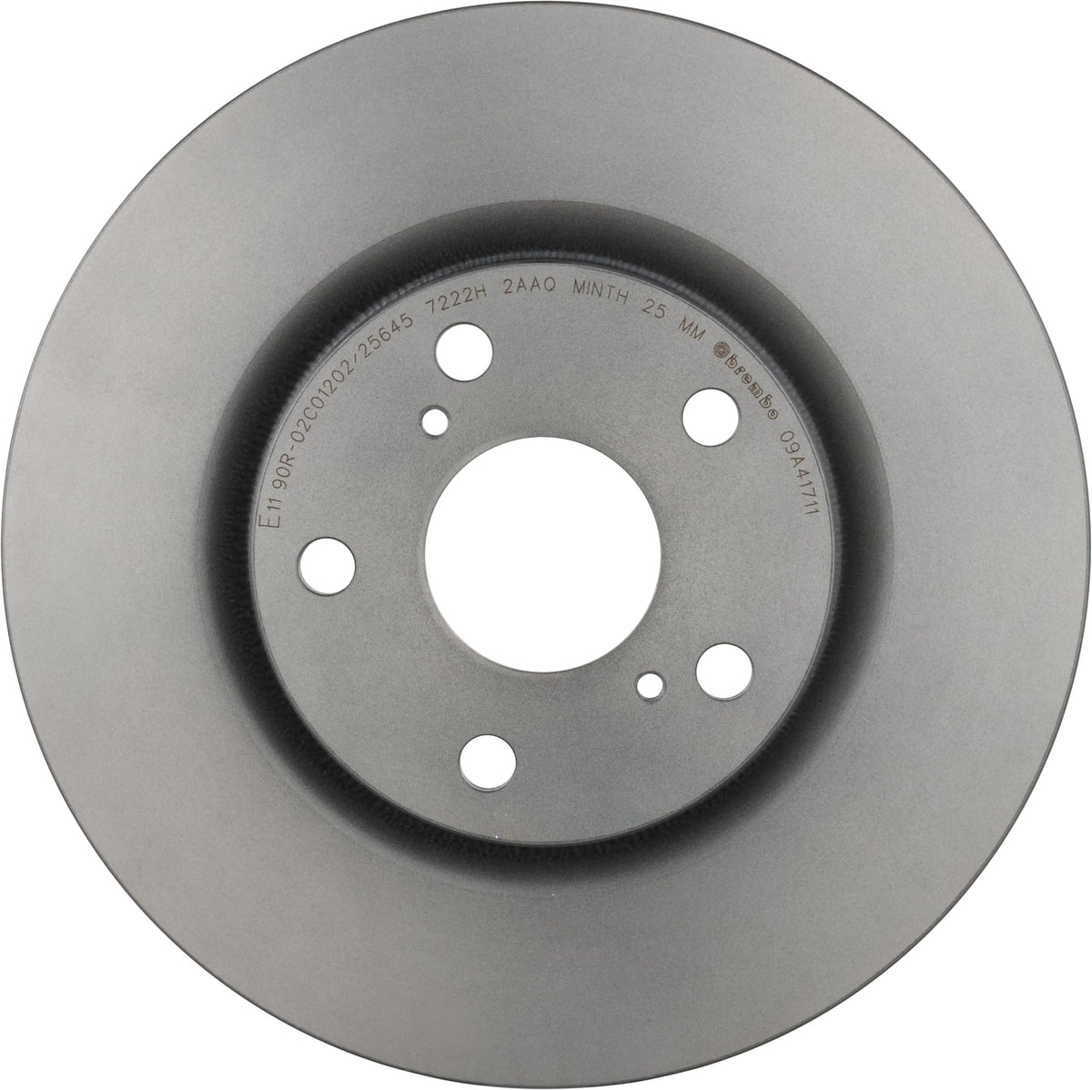BREMBO 09A41711C02 Brembo 09.A417.11 UV Coated vented Front Brake Rotor EMGRAND/ENGLON/GLEAGLE/LEXUS/TOYOTA/TOYOTA (FAW)/TOYOTA (GAC) OE# 4351242050
