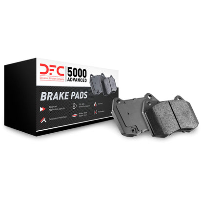 Dynamic Friction 1551-2306-01 DFC Rear 5000 Advanced Brake Pads