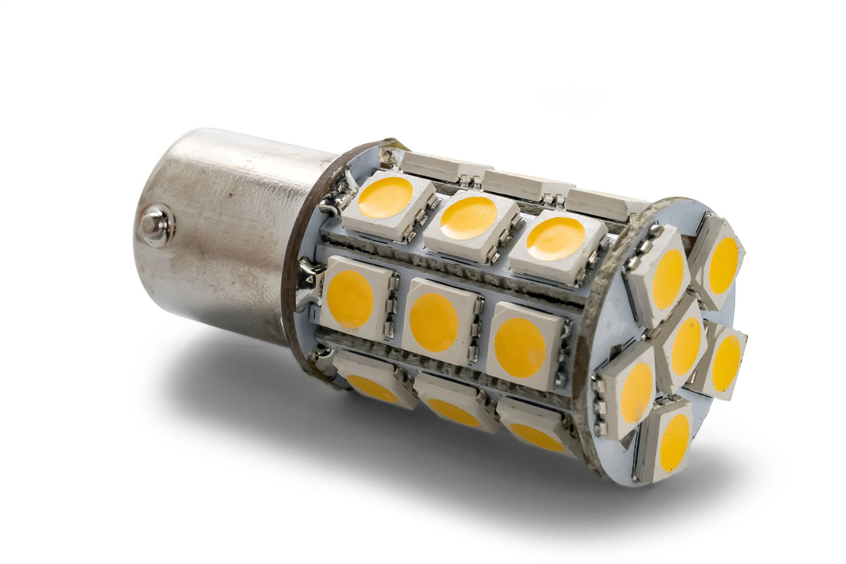 CAMCO 54605 Camco Camper & RV LED Replacement Bulb – Features 27 Individual Lights for a Bright White Light – 12 Volt Bulb – 1-Pack (54605)