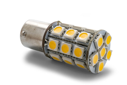 CAMCO 54605 Camco Camper & RV LED Replacement Bulb – Features 27 Individual Lights for a Bright White Light – 12 Volt Bulb – 1-Pack (54605)