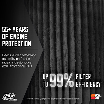 K&N FILTER 50-1561D K&N NextGen Cold Air Intake System: Dry-Flow Cotton Filter: Compatible with 2009-2023 DODGE/Ram 1500; 1500 Classic; 2500; 3500; 50-1561D