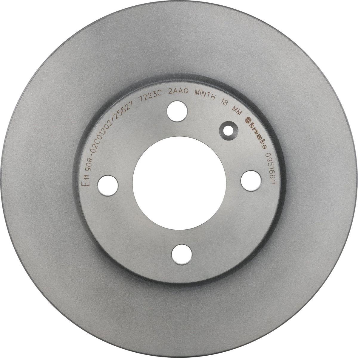 BREMBO 09516611C02 Brembo 09.5166.11 UV Coated vented Front Brake Rotor SEAT/VW/VW (SVW) OE# 6N0615301D