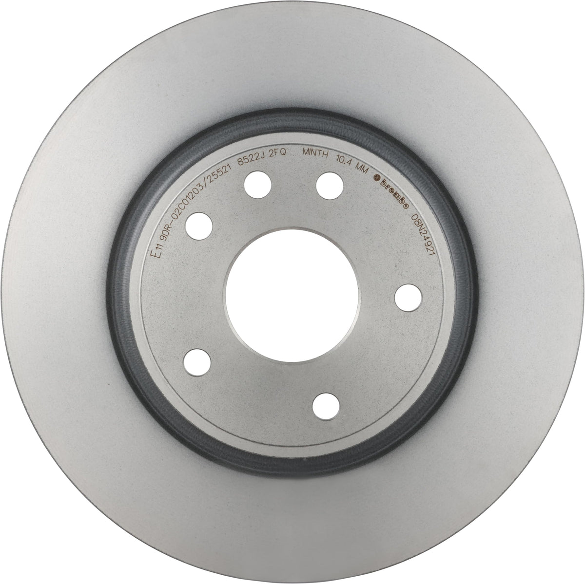 BREMBO 08N24921C02 Brembo 08.N249.21 UV Coated solid Rear Brake Rotor CHRYSLER/DODGE/FIAT/LANCIA/VW OE# K68227800AA