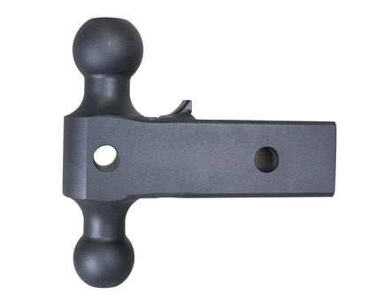 GEN-Y HITCH GH-061 GEN-Y Hitch Dual-Ball Mount with 2" and 2 5/16" Balls for 2.5" Receivers, 21,000 LB Towing Capacity, 3,000 Tongue Weight, Black
