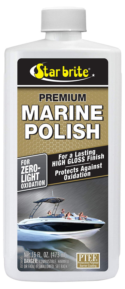 STAR BRITE 085716PW STAR BRITE Premium Marine Polish, Maximum UV Protection & High Gloss Finish
