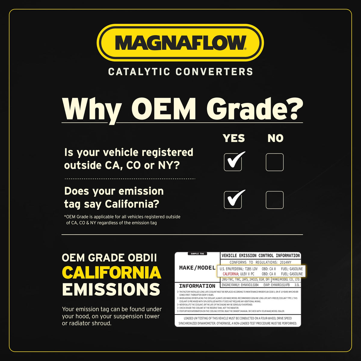 MAGNAFLOW 52901 MagnaFlow Direct-Fit Catalytic Converter 280092 (Federal/EPA Compliant)