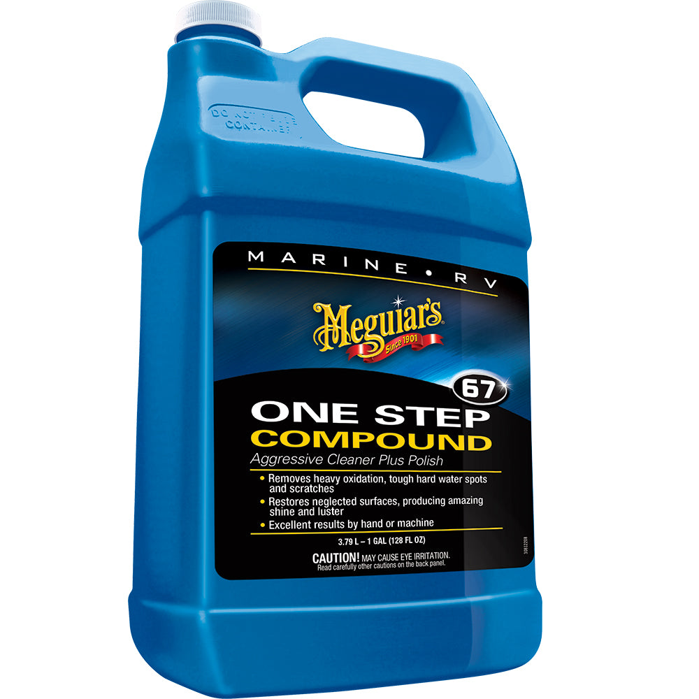 Meguiar's M6701 Meguiar's Marine One-Step Compound - 1 Gallon
