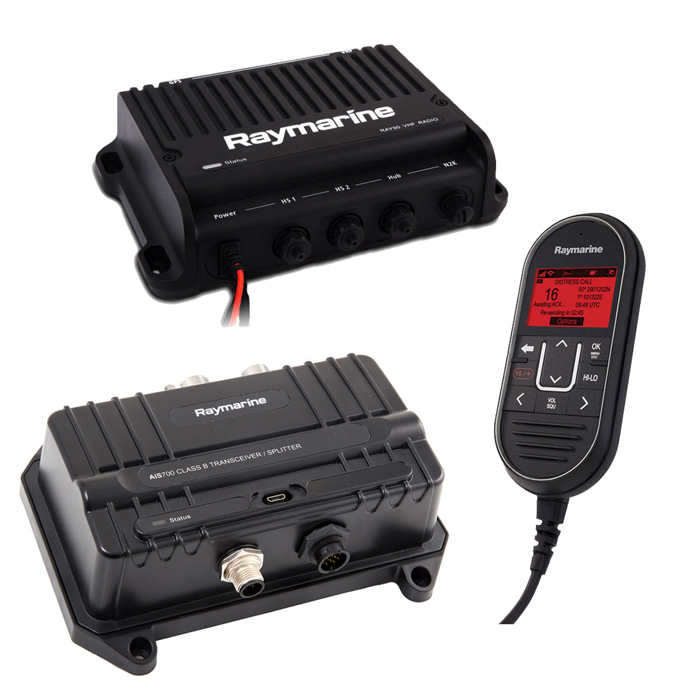 Raymarine T70424 Raymarine Ray90 VHF Radio &amp; AIS700 Bundle
