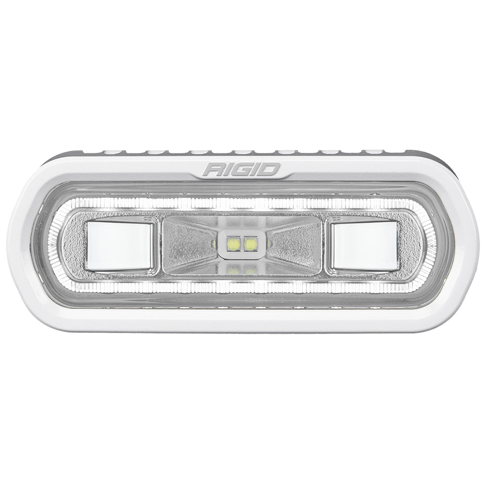 RIGID Industries 51100 RIGID Industries SR-L Series Marine Spreader Light - White Surface Mount - White Light w/White Halo