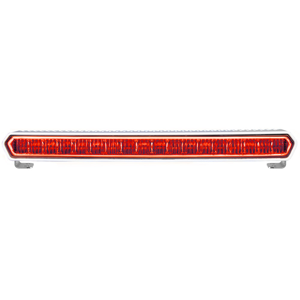 Rigid Industries 62002 RIGID Industries SR-L Series Marine 20" White LED Lightbar - White Light w/Red Halo