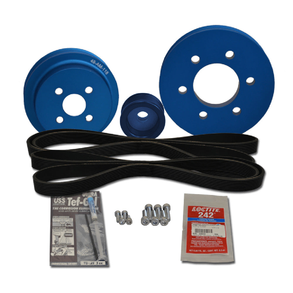 Balmar 48-YSP-4LH-A Barlmar Pulley Kit f/Yanmar 4LH-A