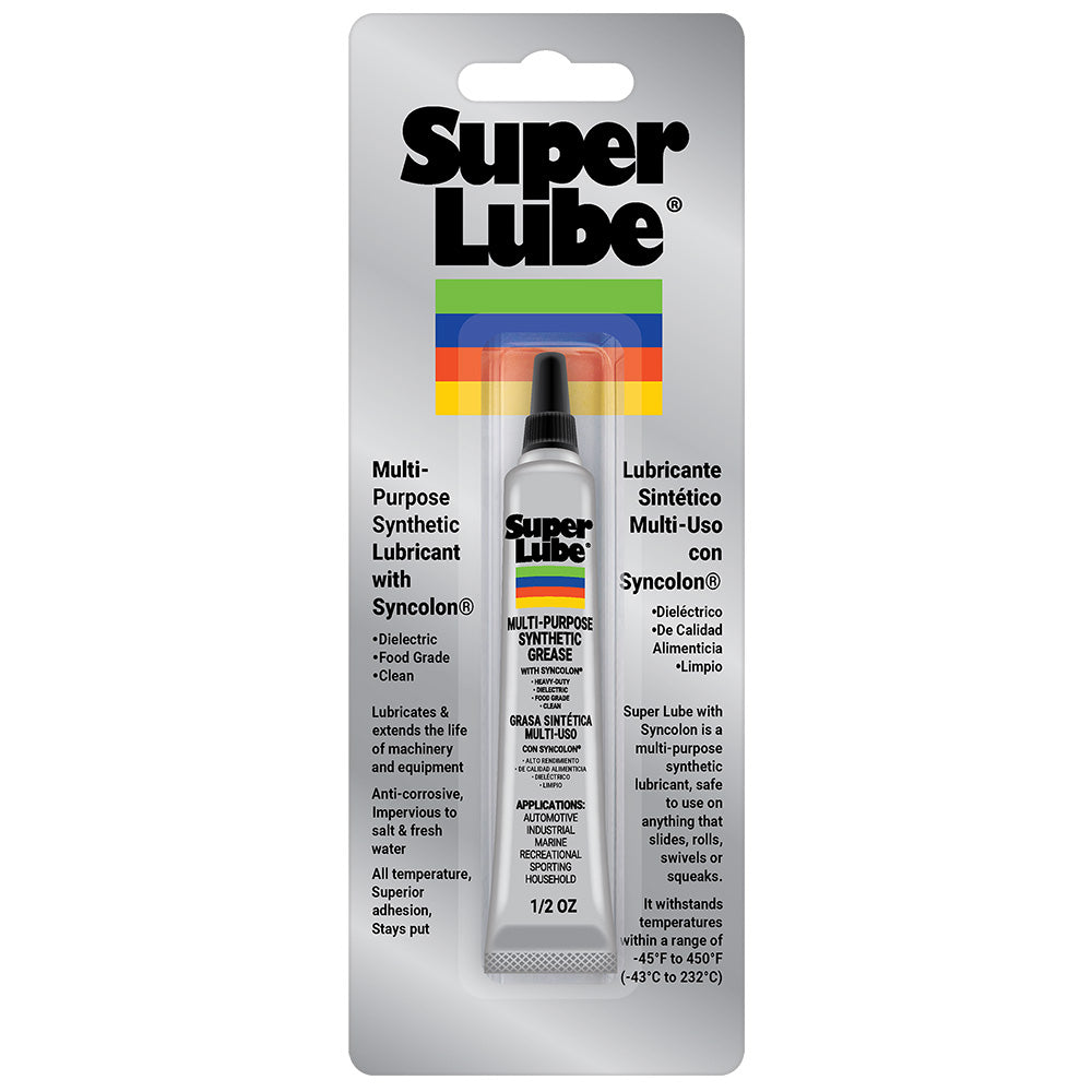 Super Lube 21010 Super Lube Multi-Purpose Synthetic Grease w/Syncolon&reg; - .5oz Tube