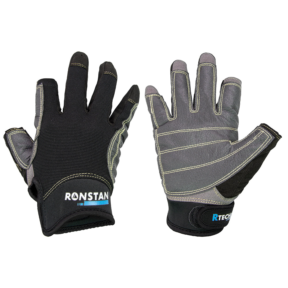 Ronstan CL740M Ronstan Sticky Race Gloves - 3-Finger - Black - M
