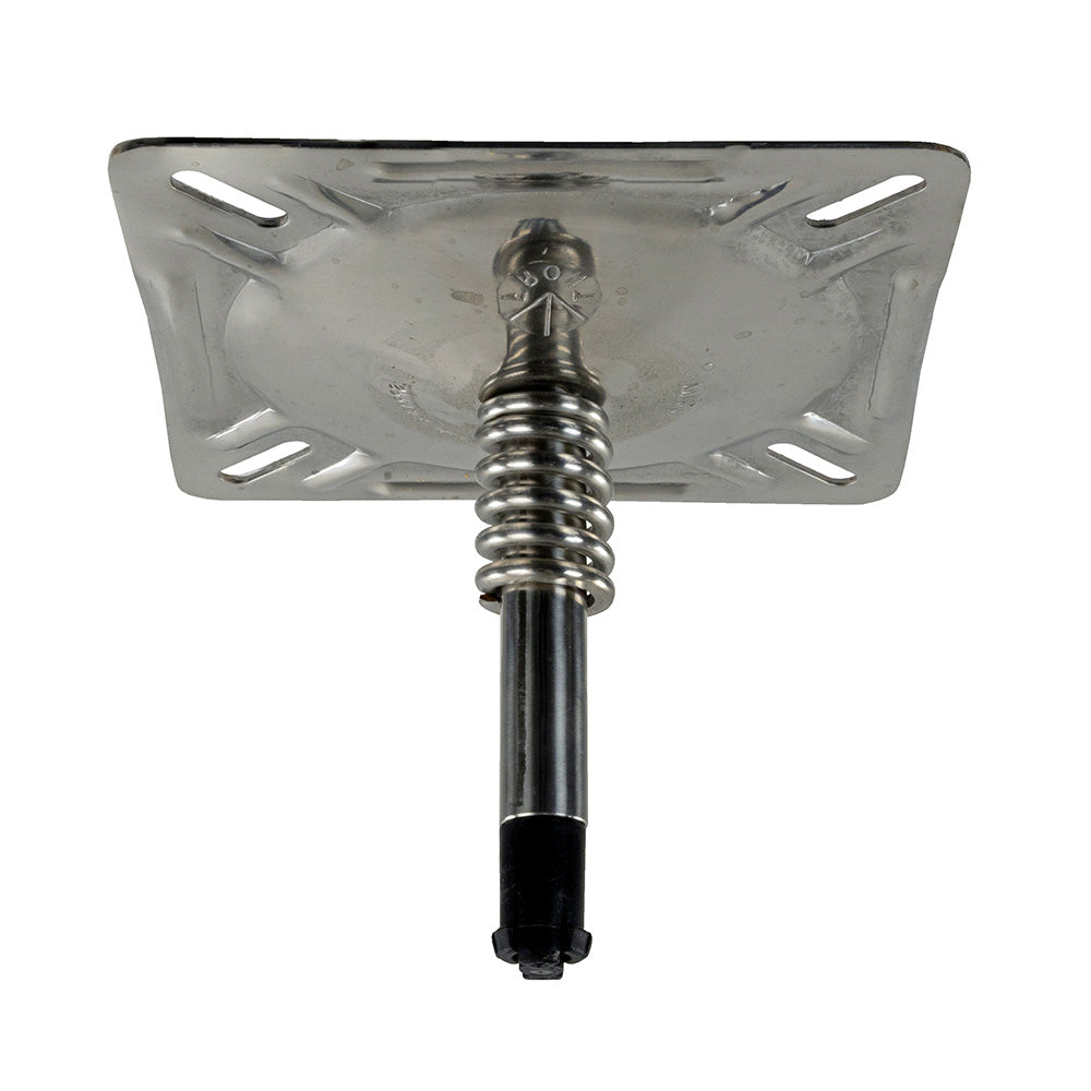 Springfield Marine 1614201-PP Springfield KingPin&trade; 7" x 7" Seat Mount w/Spring - Polished