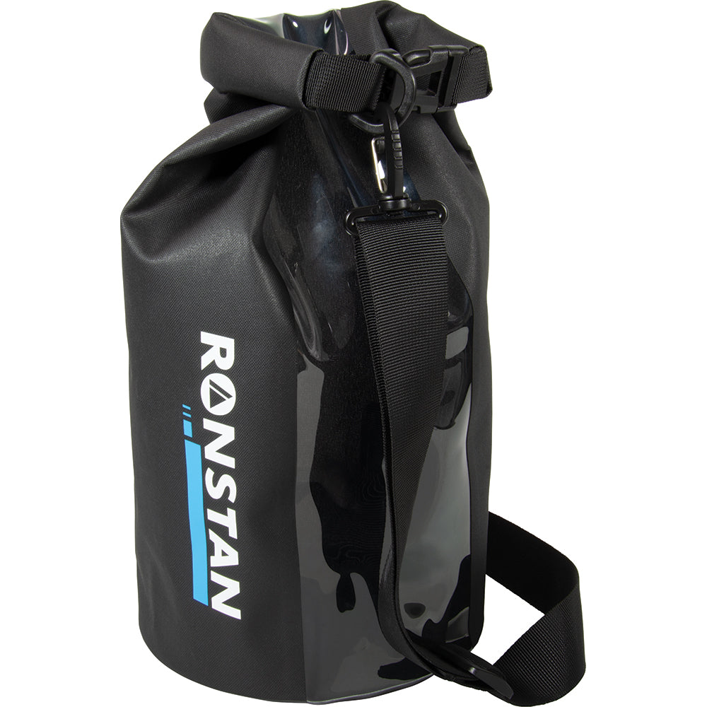 Ronstan RF4012 Ronstan Dry Roll Top - 10L Bag - Black w/Window