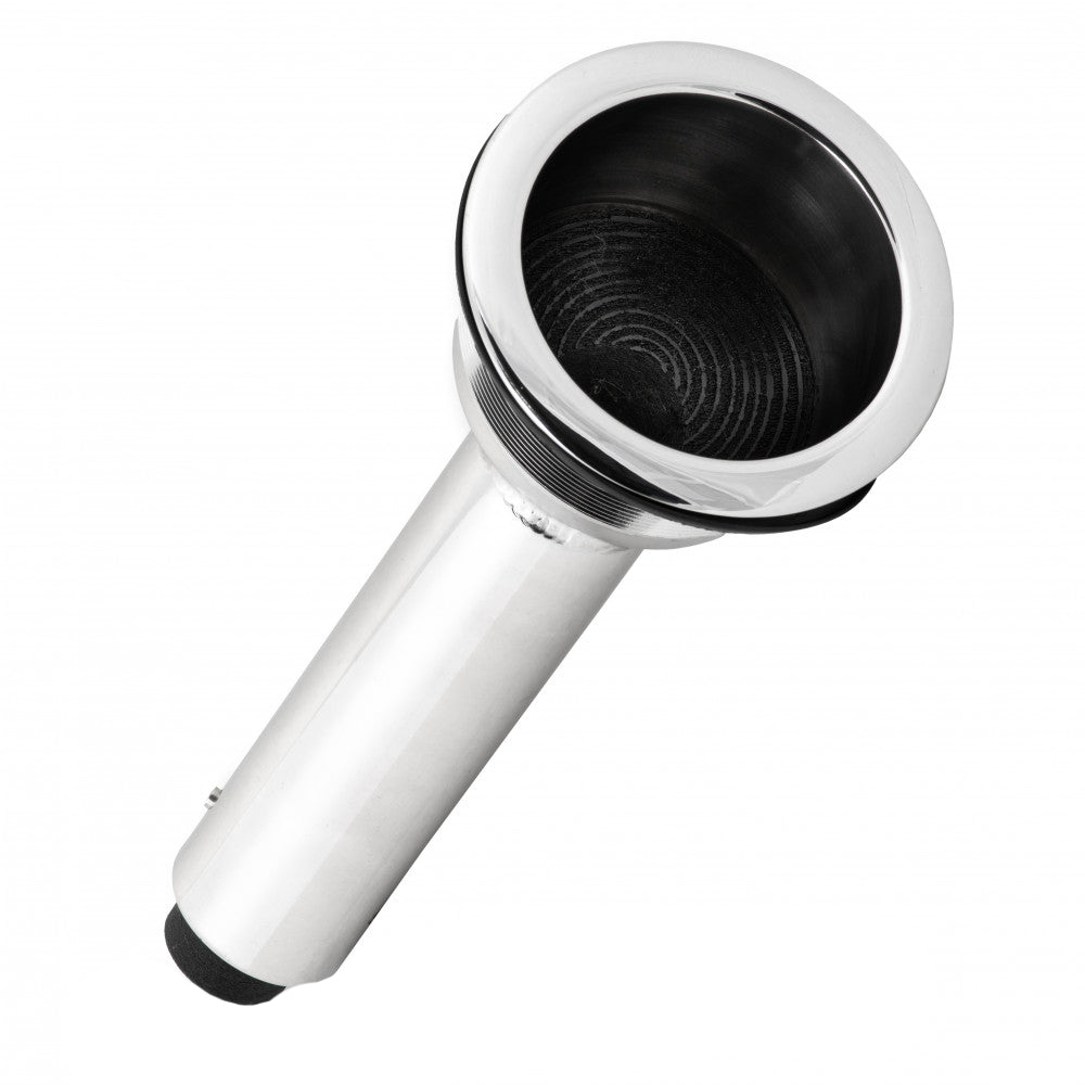 Whitecap S-0628C Whitecap Rod/Cup Holder - 304 Stainless Steel - 15&deg;