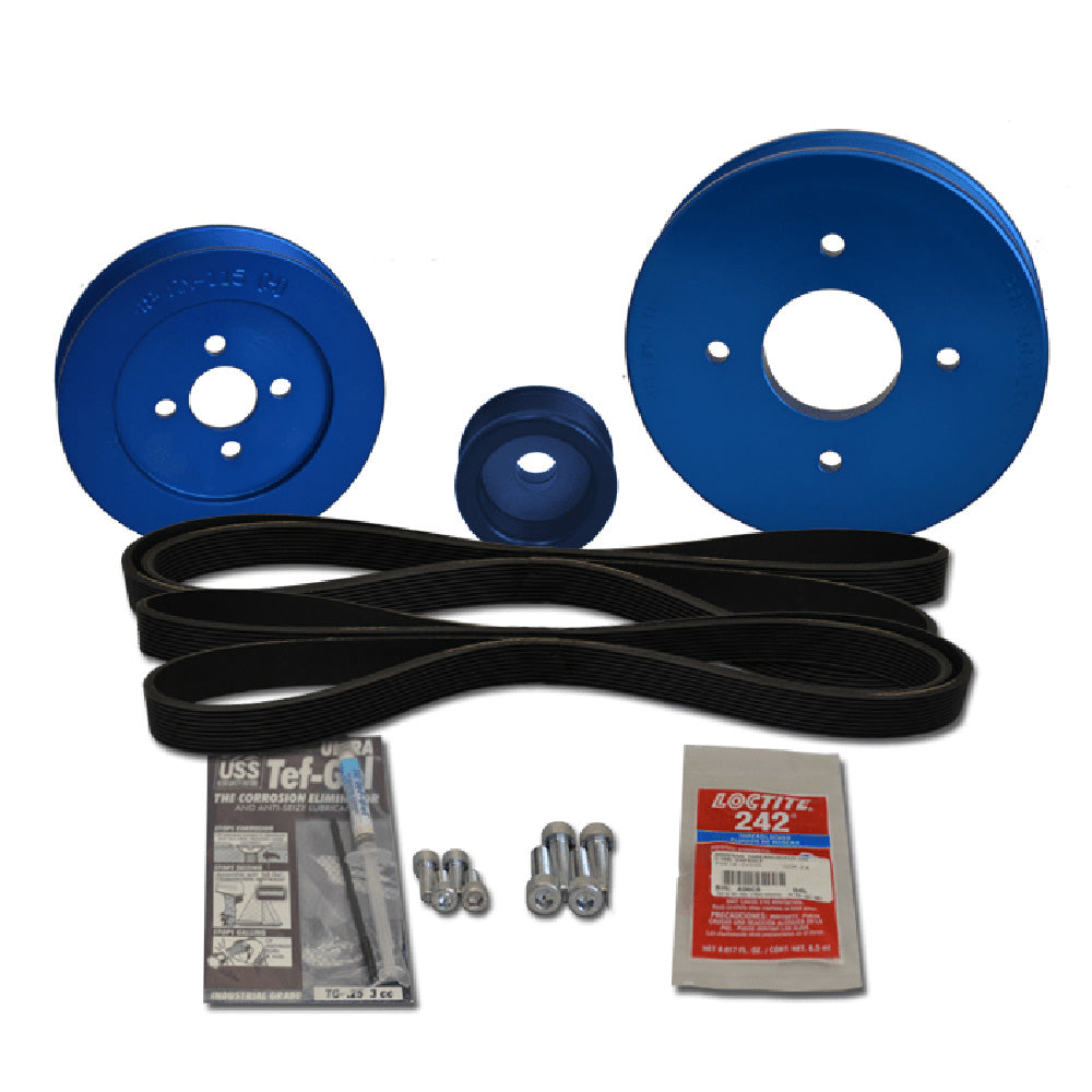 Balmar 48-YSP-3GM-B Balmar Pulley Kit f/Yanmar 2GM20-F, 3GM30-F, 3GM-F