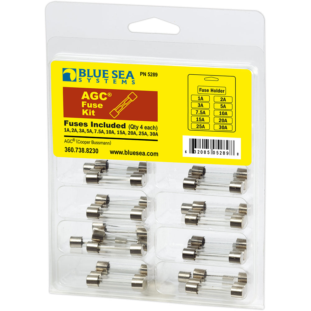 Blue Sea Systems 5289 Blue Sea 5289 AGC Fuse Kit - 41-Piece