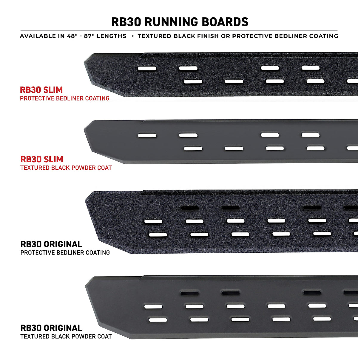 GO RHINO 69615087T Go Rhino RB30 Running Boards & Brackets | Galvanized Steel, Protective Bedliner Coating | 69615087T | Fits 2004-2014 Ford F-150 Super Crew Pickup