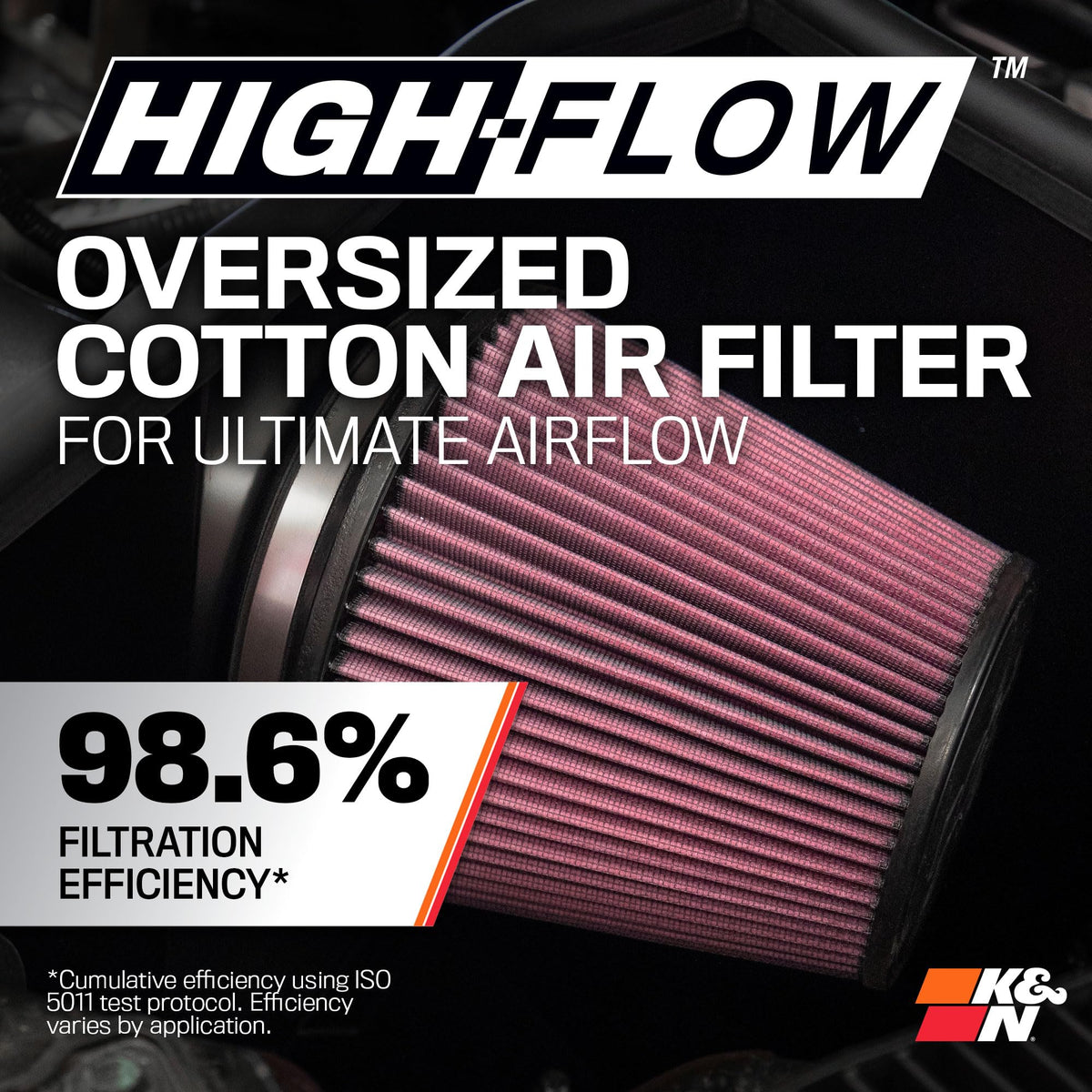 K&N FILTER 77-1567KS K&N Cold Air Intake System: High-Flow Air Filter, Increase Performance & Towing: Compatible with 2012-2023 DODGE/JEEP: Durango, Grand Cherokee, Grand Cherokee IV, 77-1567KS