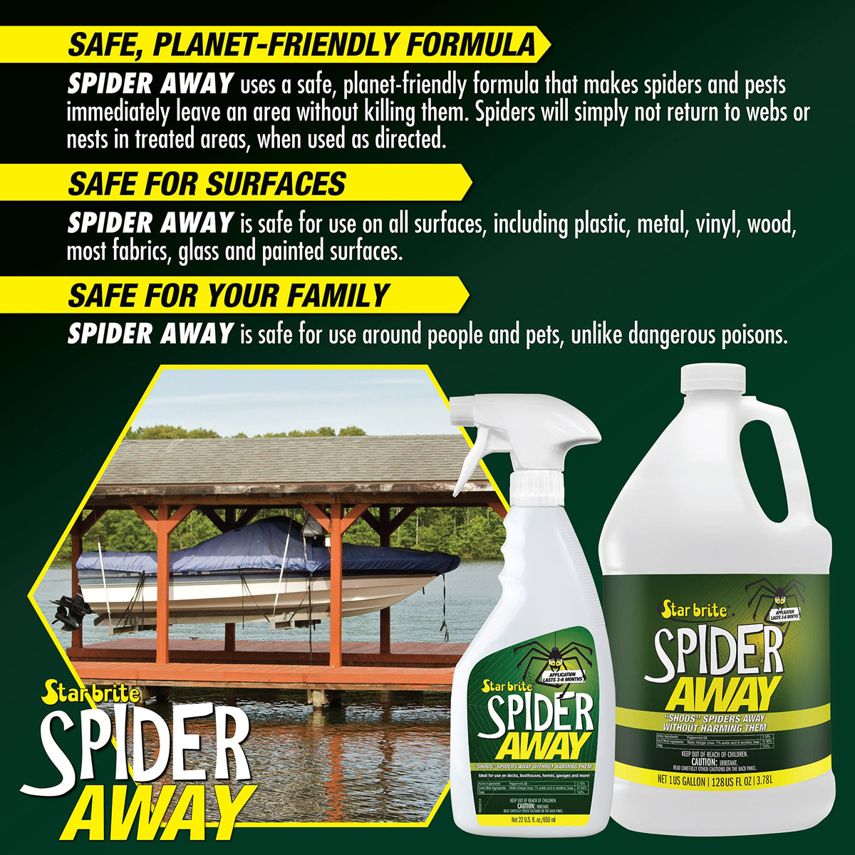STAR BRITE 095022P STAR BRITE Spider Away - Safely Chase Spiders & Pests