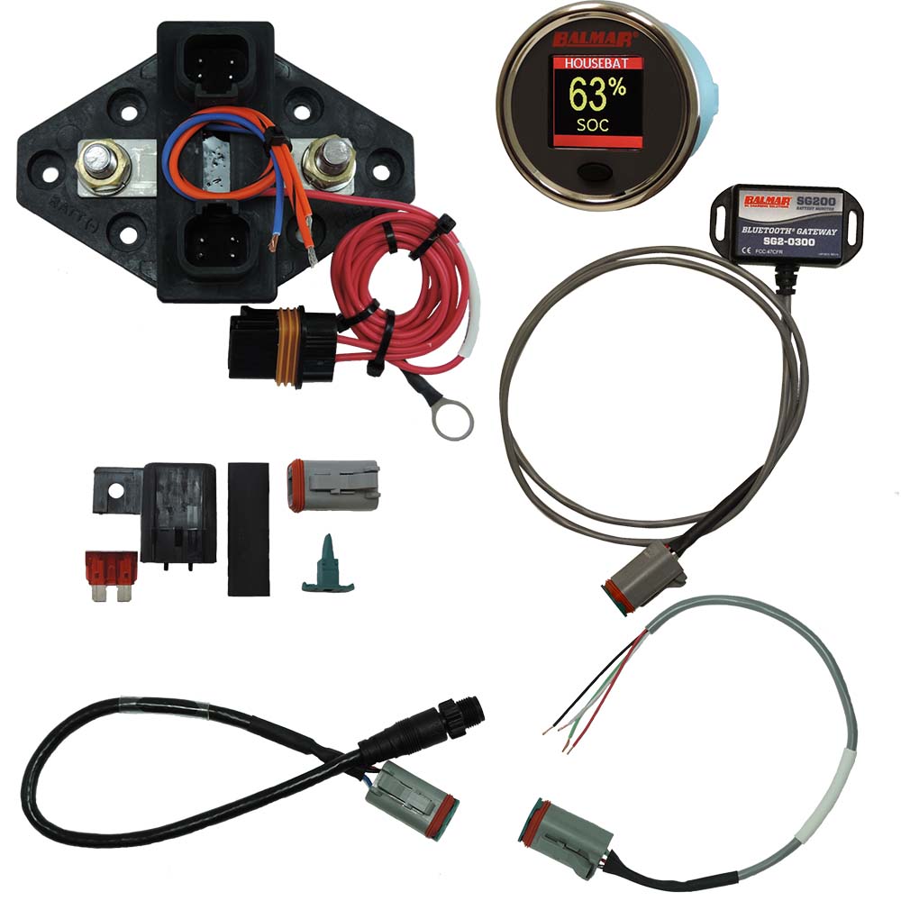 Balmar SG230 Balmar SG230 Battery Monitor Kit N2K BT Gateway Color Display 12-48VDC