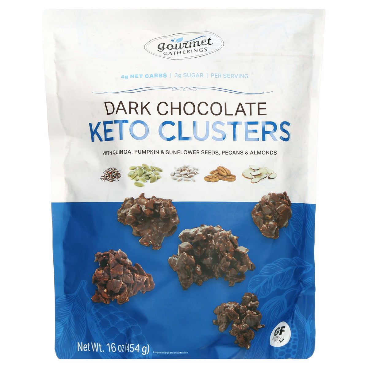 Joy Life Foods Joy Life Foods Dark Chocolate Keto Clusters with Pecans, Almonds & Seeds, 16 oz