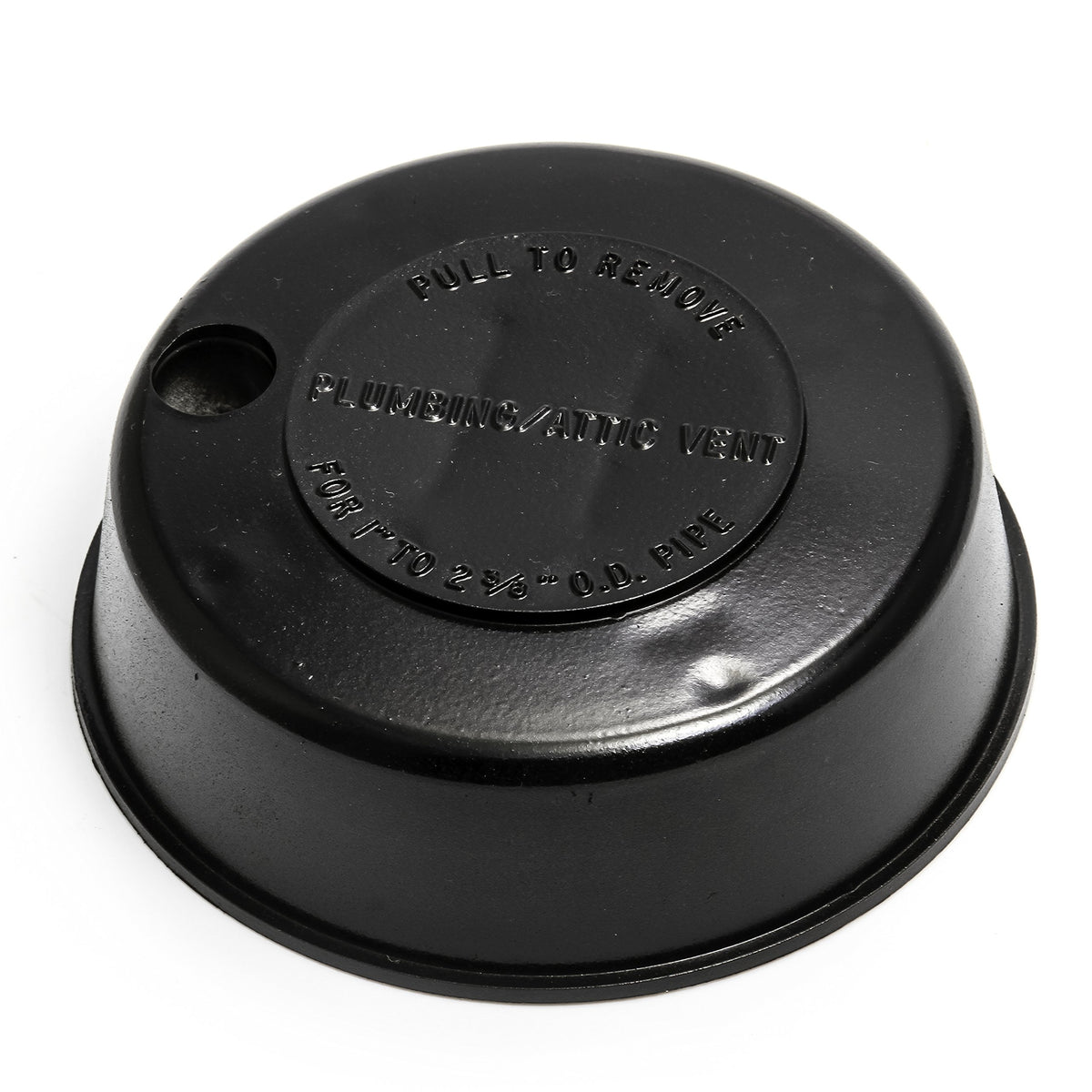 CAMCO 40137 Camco Replace-All Plumbing Vent Cap with Spring Attachment - Replaces Lost or Damaged RV Plumbing Vent Caps | Fits Up to 2" Plumbing Vent Pipe - Black (40137)