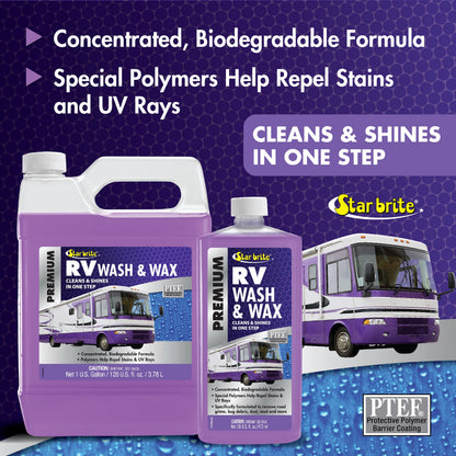 STAR BRITE 071516PC Star Brite 071516PC RV WASH & WAX 16 OZ.