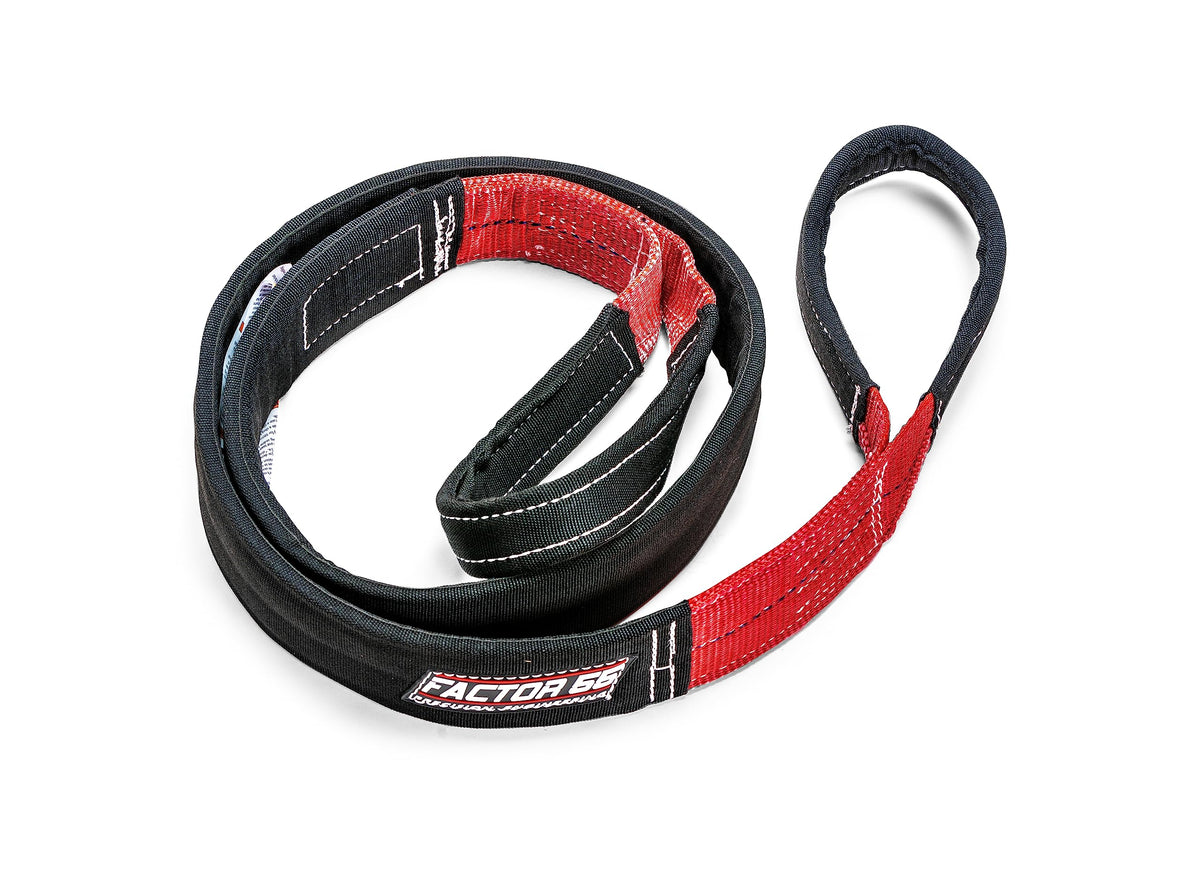 FACTOR 55 00077 Factor 55 Tree Saver Low Stretch Polyester Strap, 3" Width x 8' Length