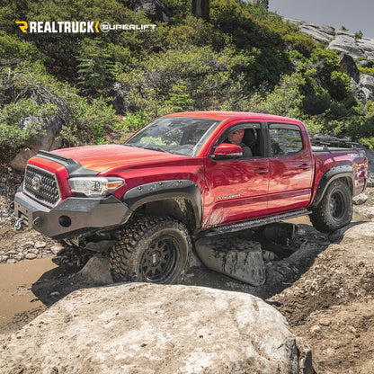 SUPERLIFT K1071 RealTruck SUPERLIFT SUSPENSION 3" Lift Kit for Toyota Tacoma | Complete Lift Kit with Strut Spacers, Rear Coil Spacers | K1071 | Fits 2024 Toyota Tacoma 4WD Won't fit TRD Pro, TrailHunter & Others